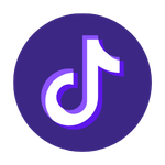 tiktok icon in purple