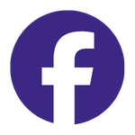 fb logo in purple