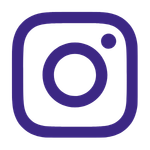 instagram logo in purple